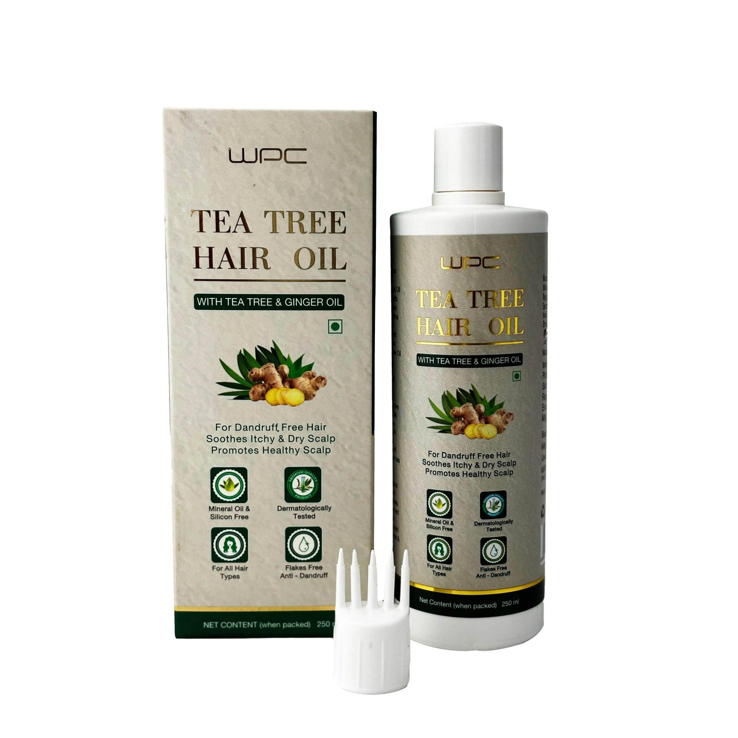 WPC Tea Tree & Ginger Hair Oil 250ml - Pluugin Store