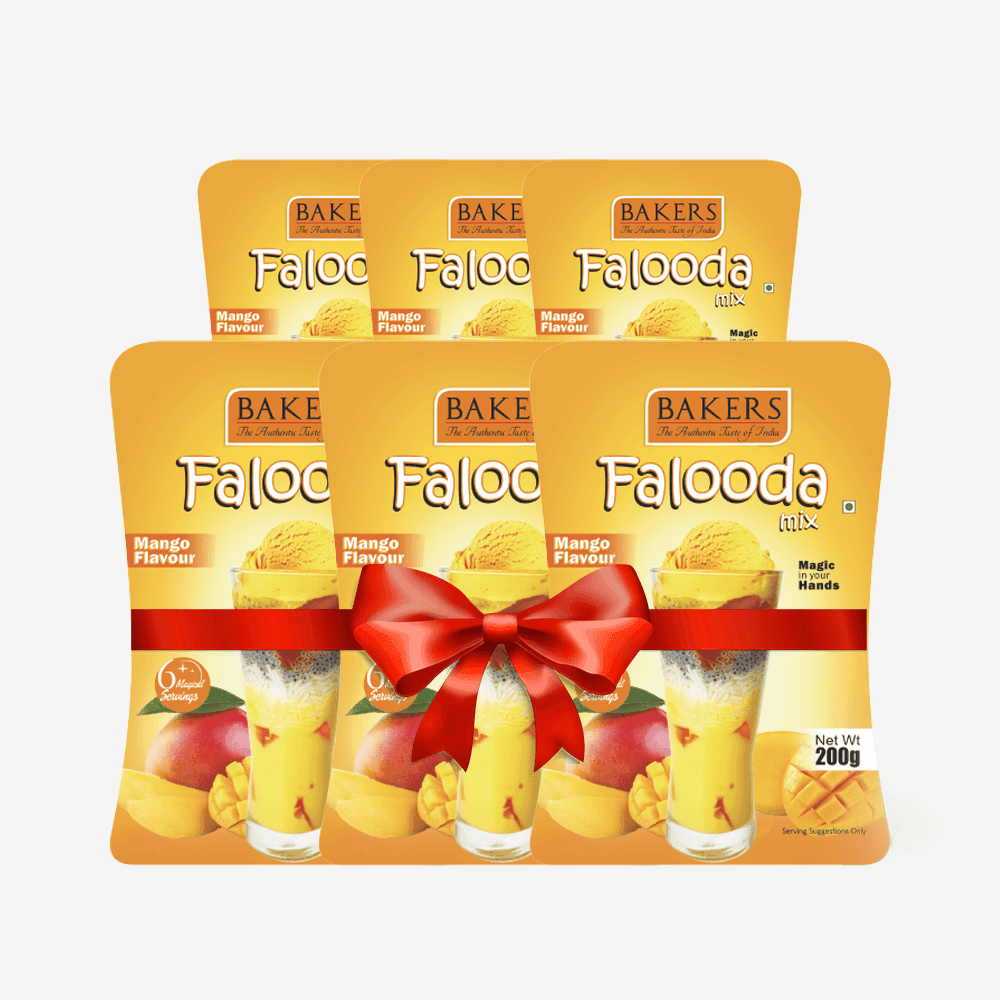 BAKERS Falooda Mix Powder Mango Flavour 200 gm - Pluugin Store