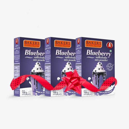 BAKERS Milkshake Mix Powder Blueberry Flavour 100gm - Pluugin Store