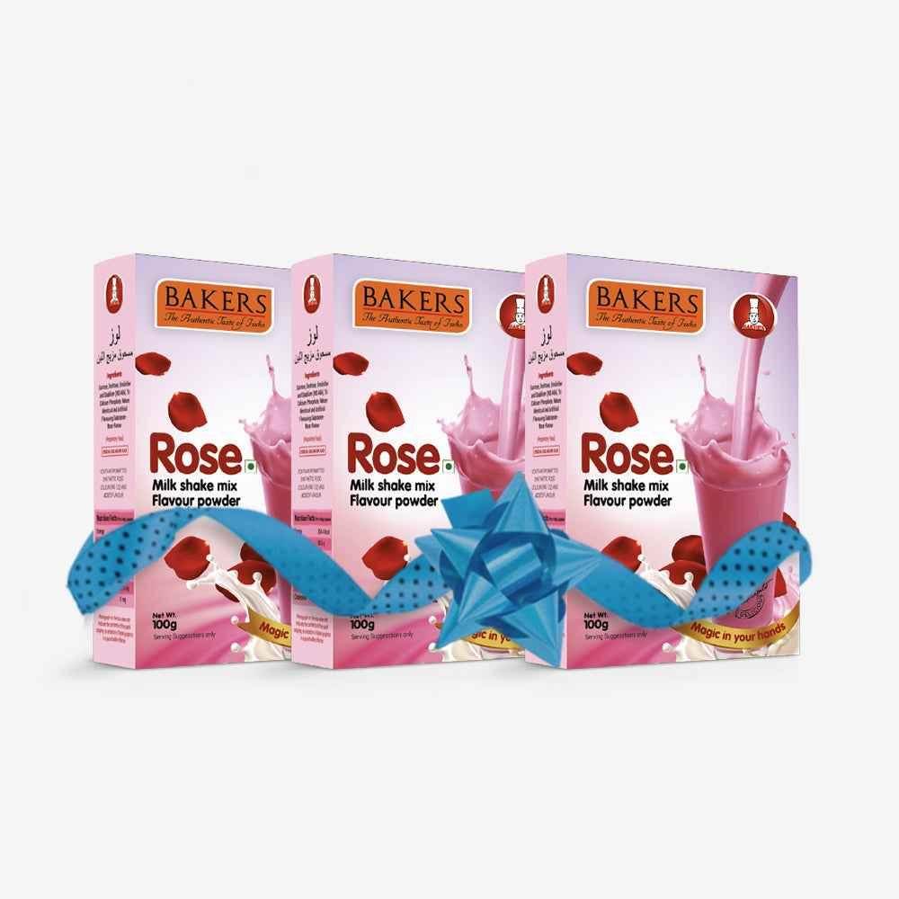 BAKERS Milkshake Mix Powder Rose Flavour 100gm - Pluugin Store