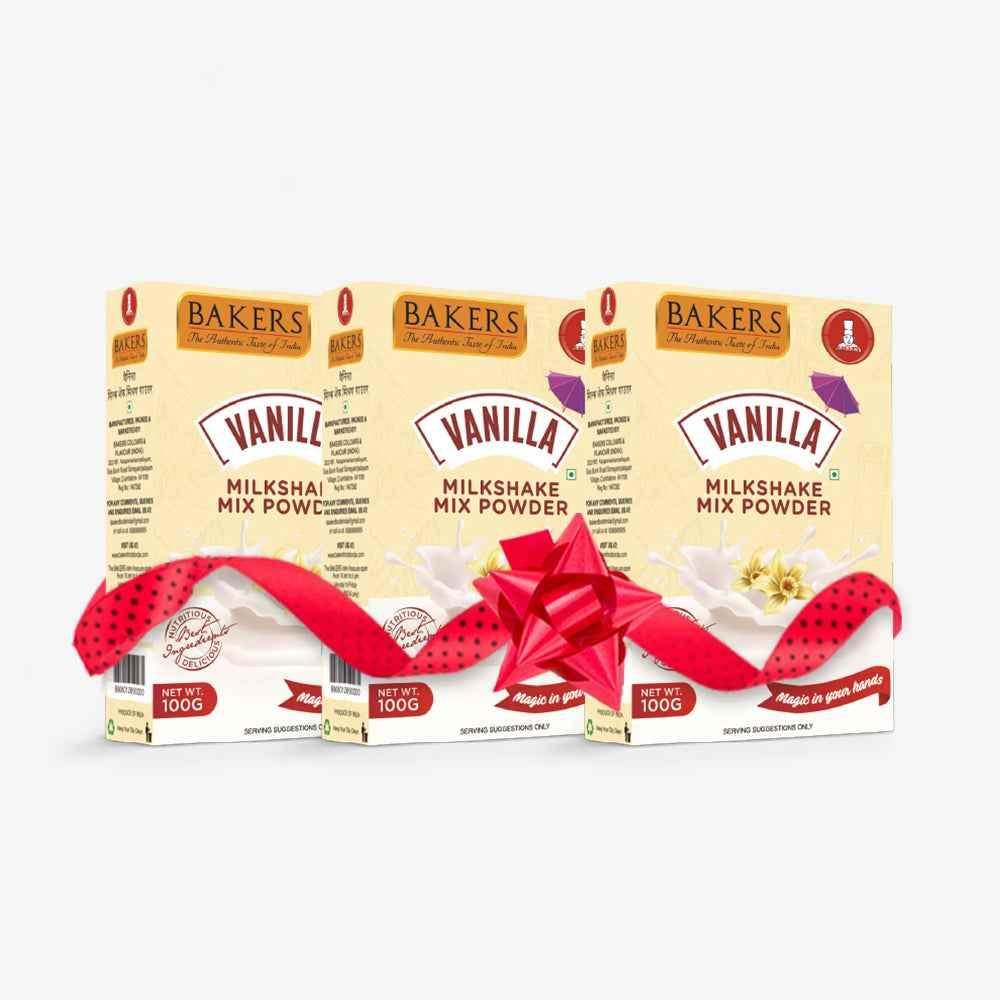 BAKERS Milkshake Mix Powder Vanilla Flavour 100gm - Pluugin Store