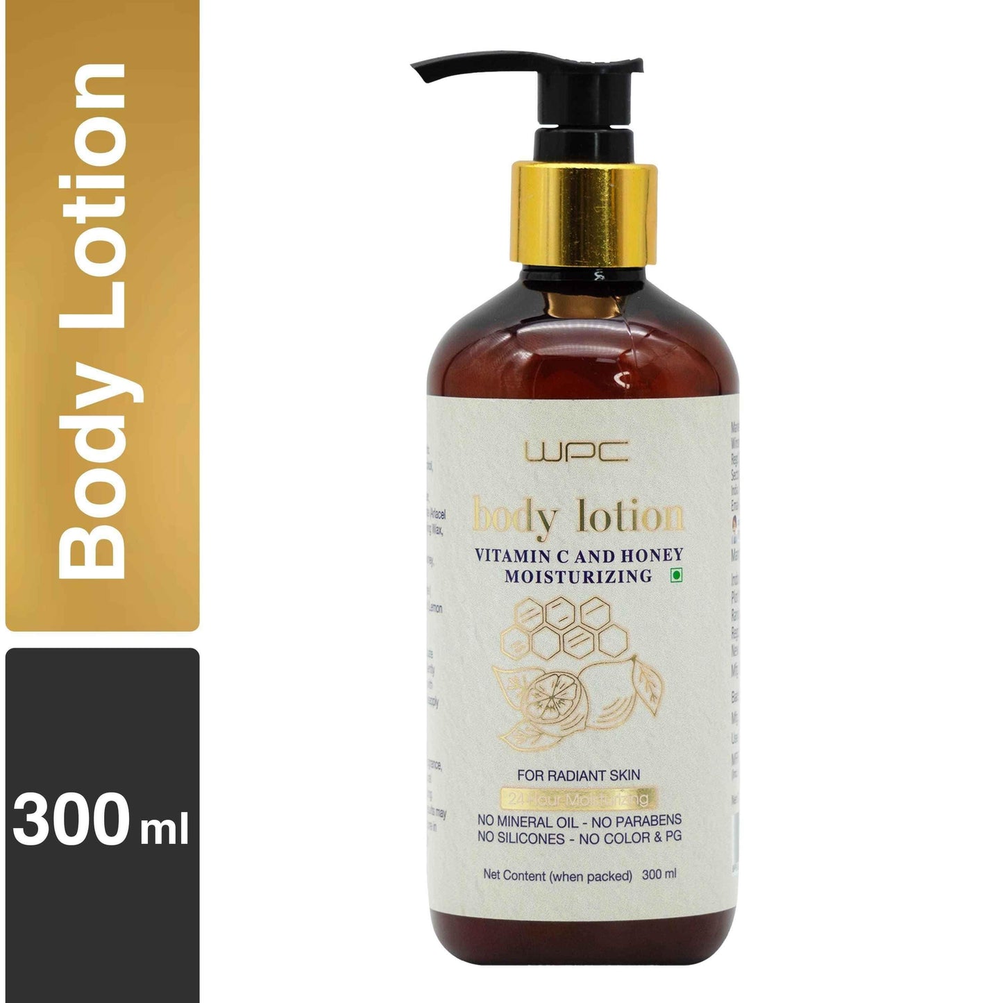 WPC Vitamin C & Honey Moisturizing Body Lotion for Men & Women 300 ml - Pluugin Store