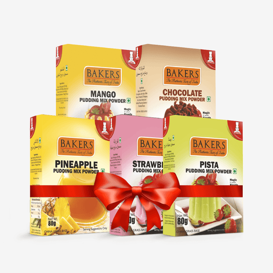 BAKERS Pudding Mix Powder Pack of 5 (80 gm x 5) - Pluugin Store