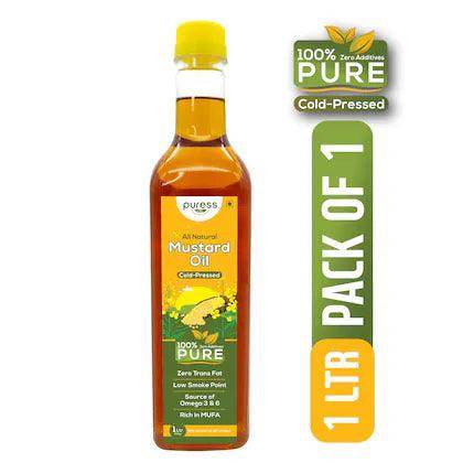 Puress Cold Pressed Mustard Oil Pack 1 - Pluugin Store
