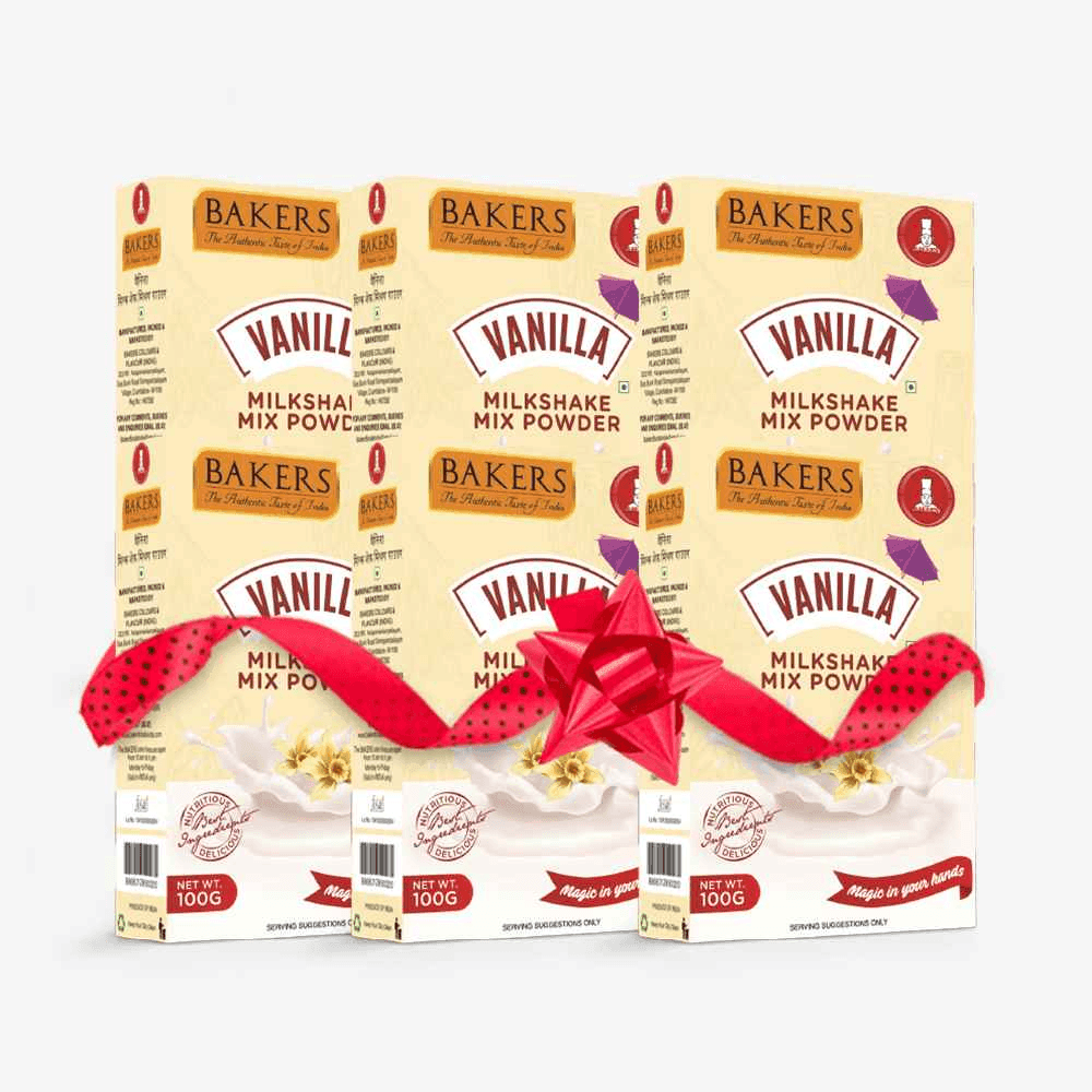 BAKERS Milkshake Mix Powder Vanilla Flavour 100gm - Pluugin Store