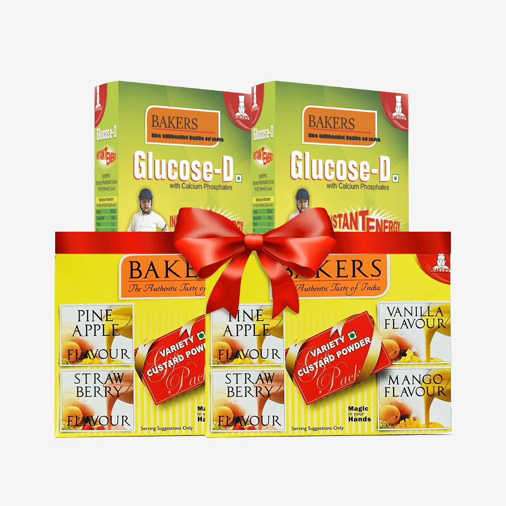BAKERS Variety Custard Powders + Glucose D (pack of 2) - Pluugin Store