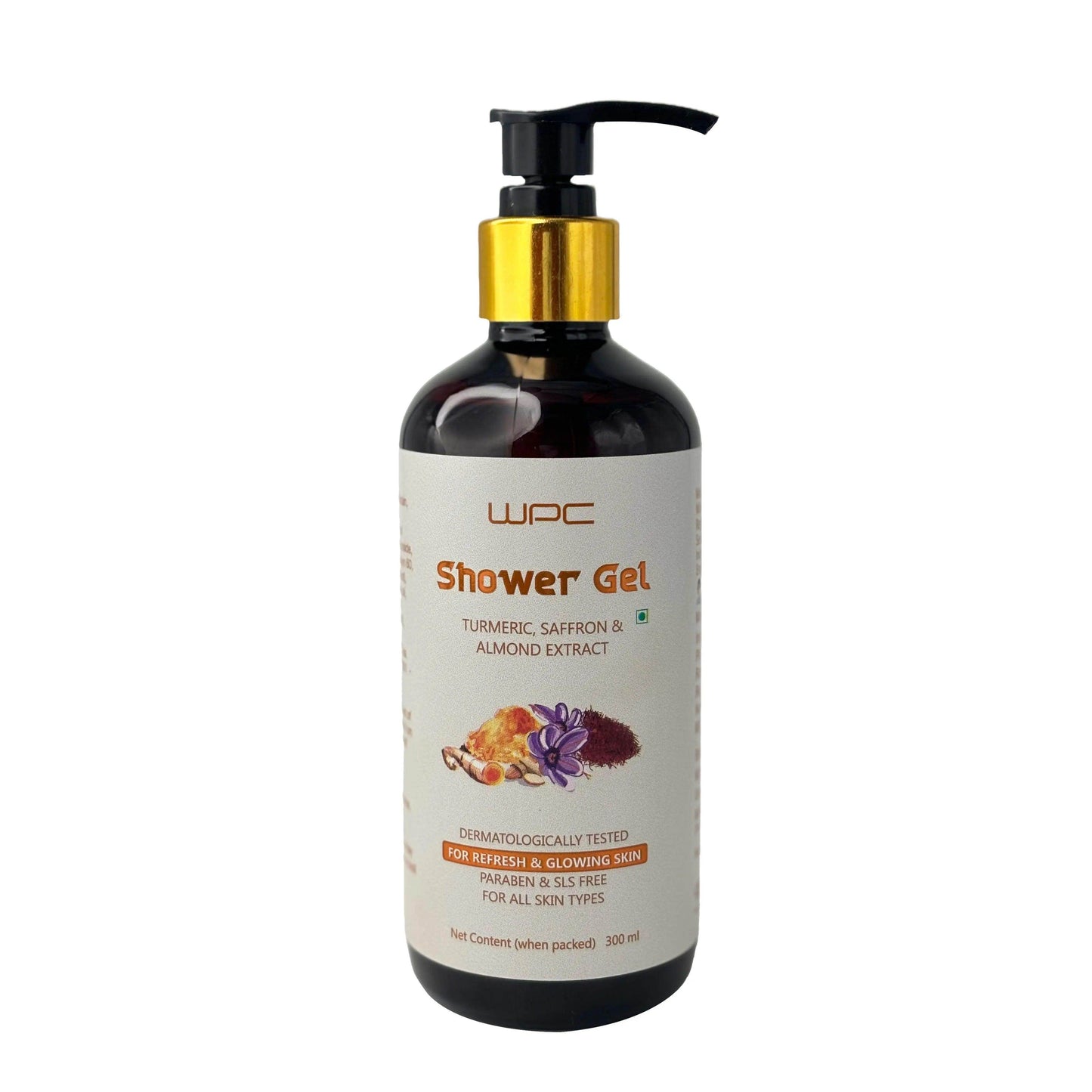 WPC Turmeric, Saffron & Almond Extract Shower Gel 300ml - Pluugin Store