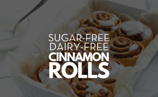 VEGAN, SUGAR-FREE CINNAMON ROLLS WITH MAPLE GLAZE