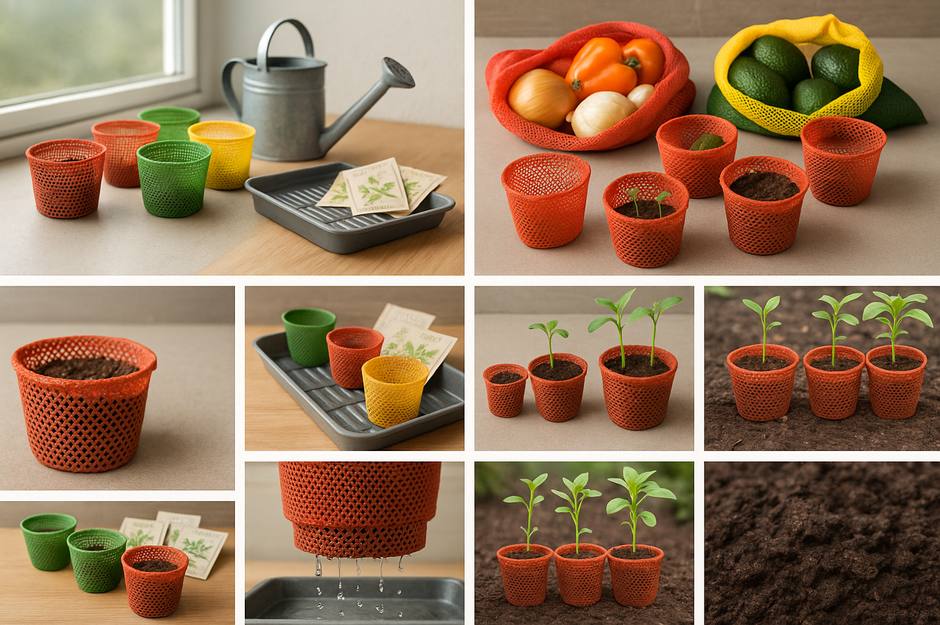 Turn Used Oddy Wraps into Seed-Starting Pots: A Gardening Hack