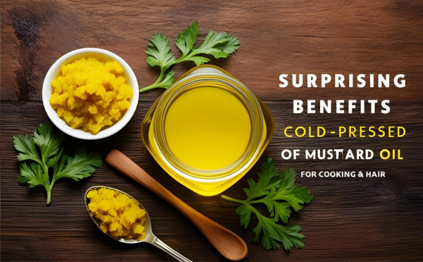 The Surprising Benefits of Cold-Pressed Mustard Oil for Cooking & Hair