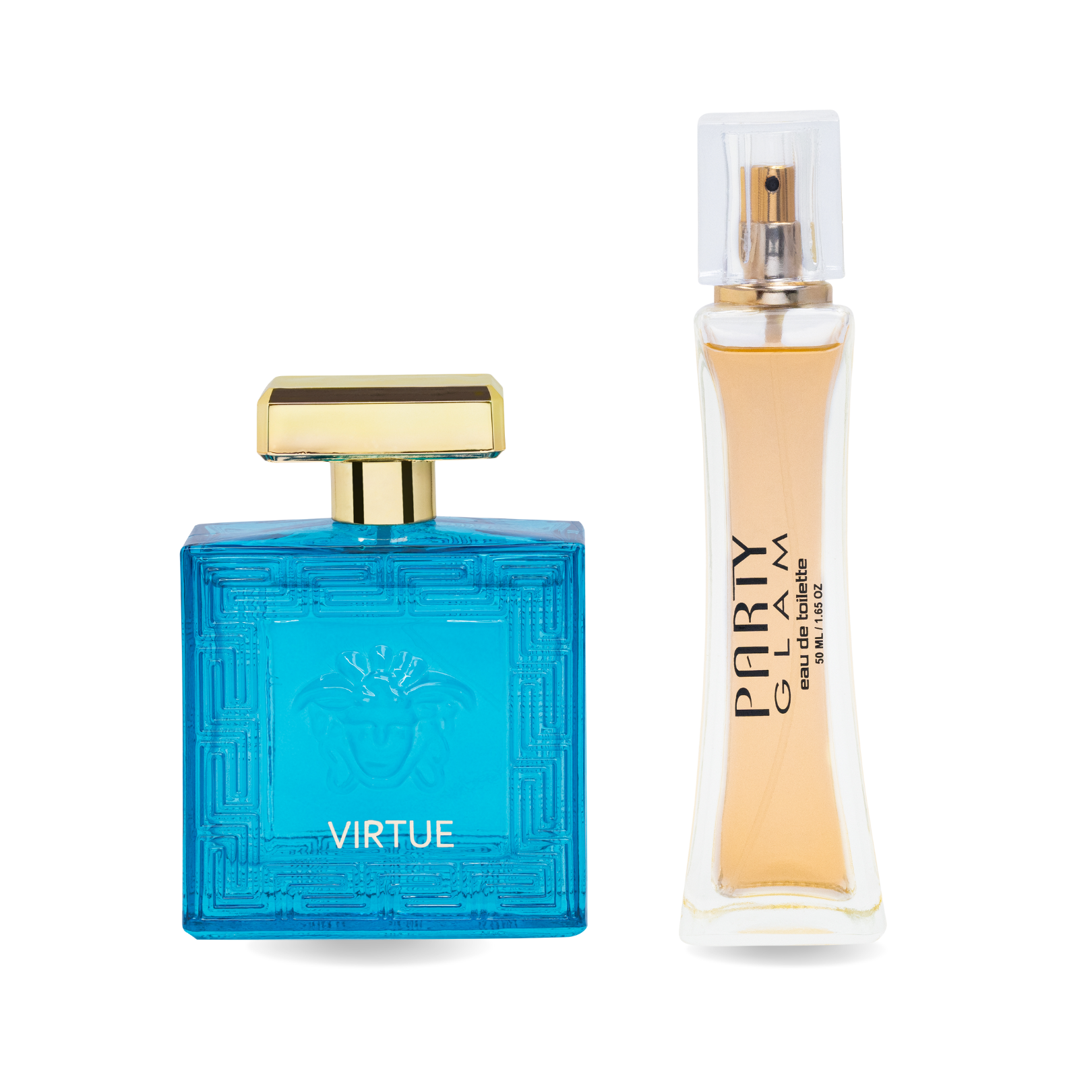 WPC Virtue & Eara Party Glam Eau De Parfum Combo for Men & Women (100 ml + 50 ml) - Global Plugin