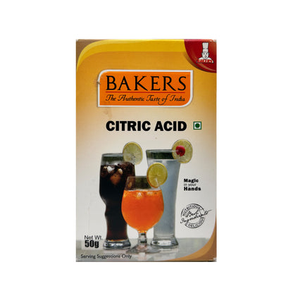 BAKERS Citric Acid Pack of 3 (50 gm x 3) - Global Plugin