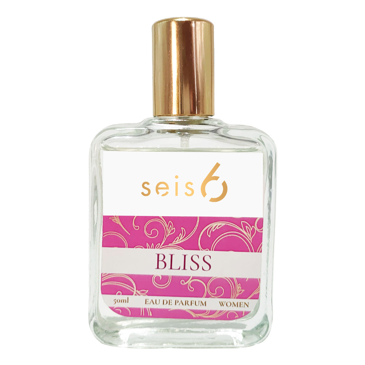 Bliss by Seis6 | Luxury Eau de Parfum for Women | 50 ML EDP| Notes of Raspberry, Magnolia & Sandalwood | Long-Lasting Fragrance | No Harsh Alcohols | Safe for All Skin Types | Suited for Every Occasion | Perfect Gifting Option Pluugin Store