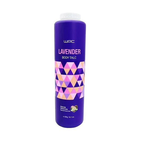 WPC Lavender Body Talc For Sensitive Skin Keep Skin Fresh & Soft 400 Gram - Global Plugin