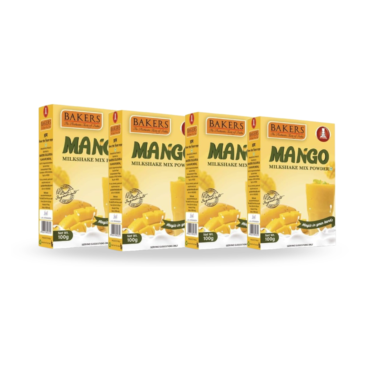 BAKERS Milkshake Mix Powder Mango Flavour 100gm