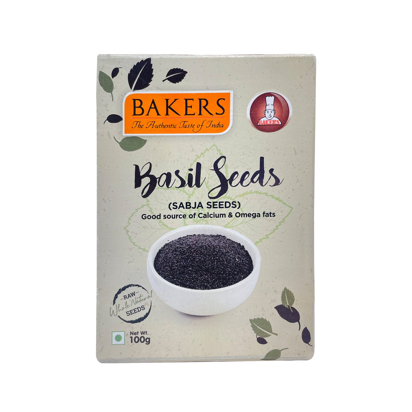 BAKERS Basil Seeds (Sabja Seeds) Pack of 3 (100 gm x 3) - Global Plugin