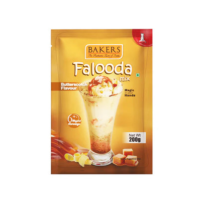 BAKERS Falooda Mix Powder ROSE, MANGO, ELAICHI PISTA, B/S, CHOCO  Pack of 5 (200 gm)