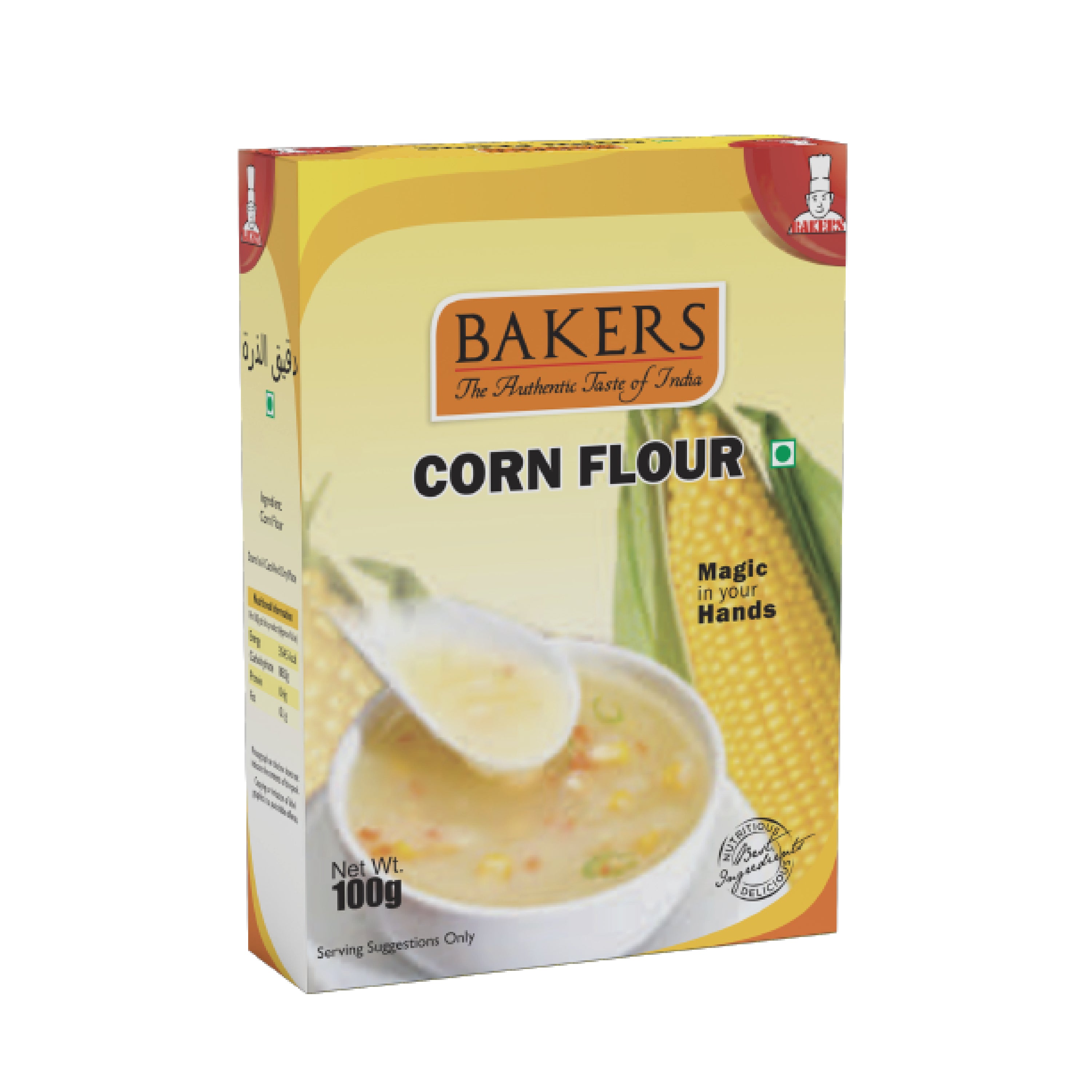 BAKERS Corn Flour Pack of 3 (100 gm x 3) - Global Plugin