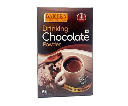 BAKERS 2 Drinking Choco + 2 Cold Coffee + 1 Belgian Frappe Powder  Pack of 5 100gm