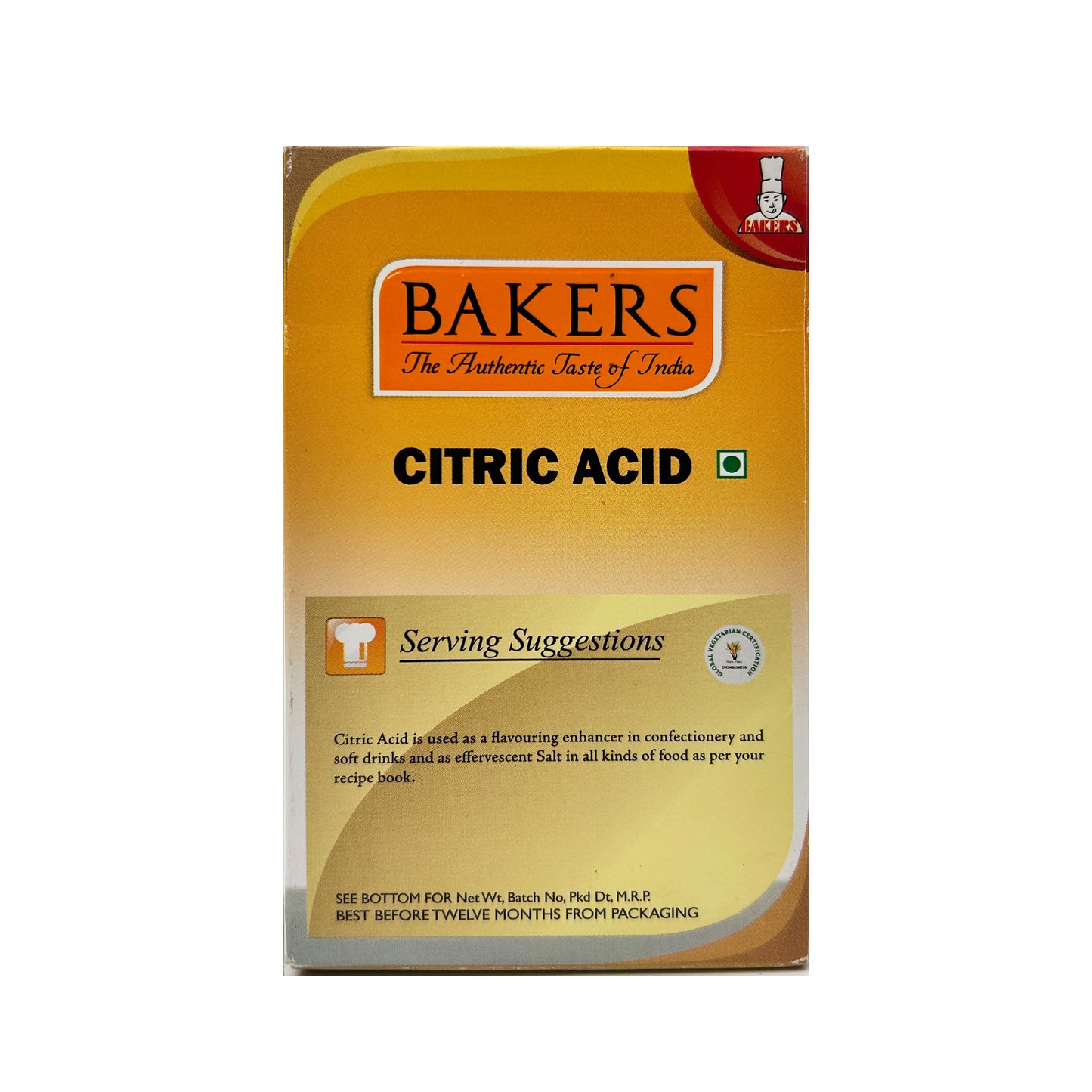 BAKERS Citric Acid Pack of 3 (50 gm x 3) - Global Plugin