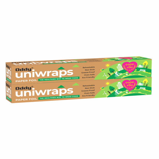 Oddy Uniwraps Food Wrapping Paper 11" (6 M) X 2 Set