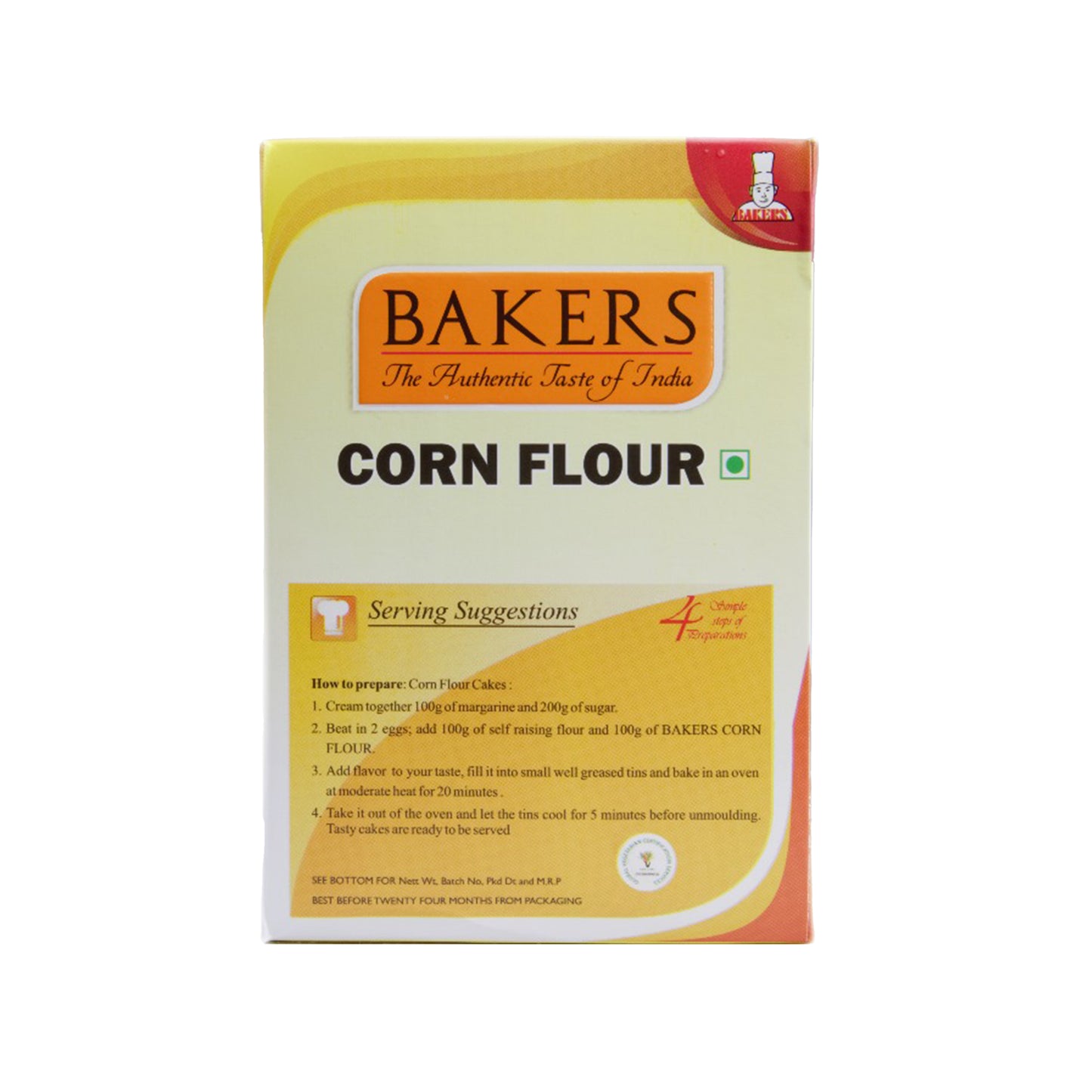 BAKERS Corn Flour Pack of 3 (200 gm x 3)