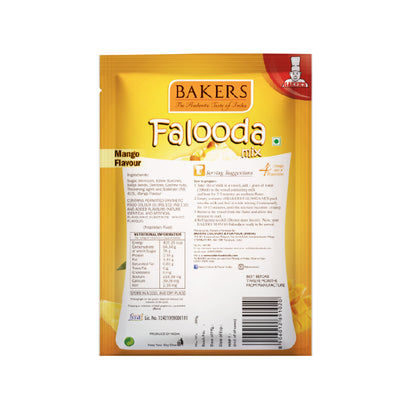 BAKERS Falooda Mix Powder Mango Flavour Pack of 3 (200 gm x 3) - Global Plugin