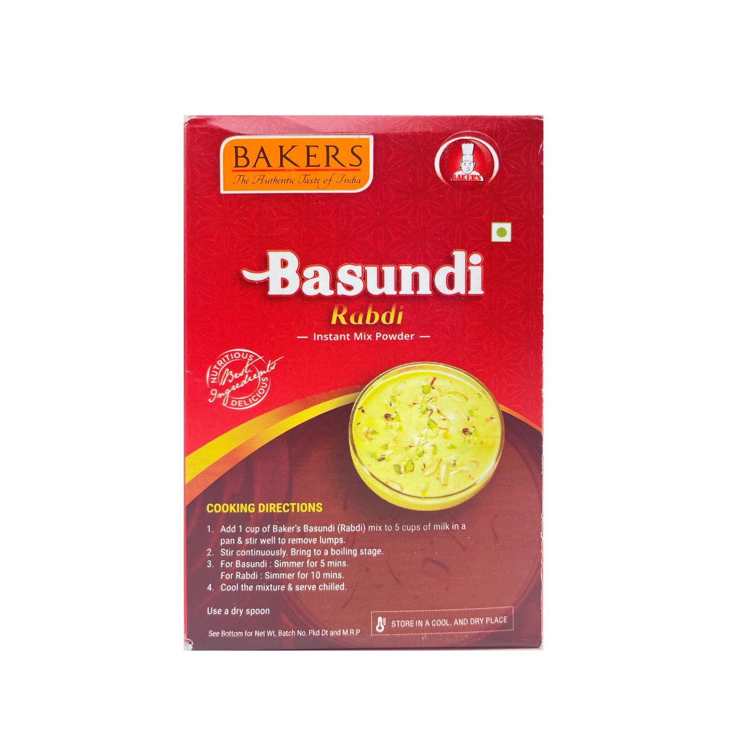 BAKERS Basundi Rabdi Instant Mix Pack of 3 (100 gm x 3) - Global Plugin