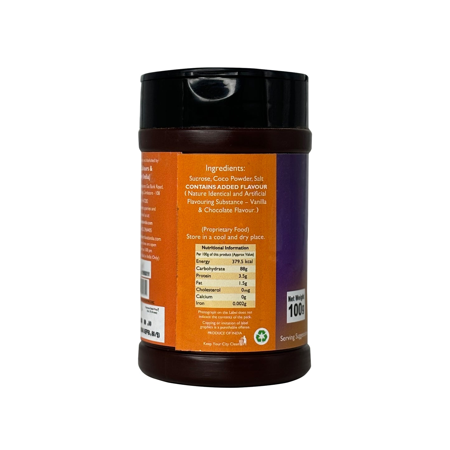 BAKERS Drinking Chocolate Powder Pack of 3 (100 gm Jar x 3)