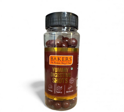 BAKERS Yummy Digestive Shots Paan Candy Pack of 3, Each 100g – Tangy Khati Mithi Candy with Indian Paan Flavor, Mouth Freshner