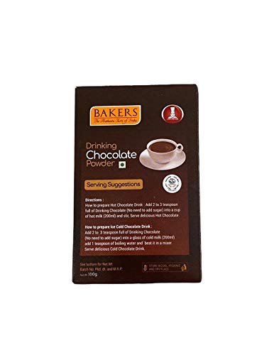 COCOA SWIRL DELIGHT - BAKERS Cocoa Powder 50 gm +Bakers Drinking Chocolate Powder 100 Grams