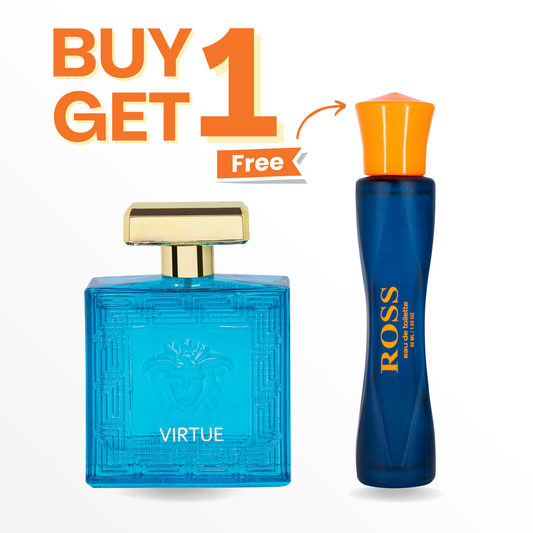 WPC Deziner Boutique Virtue Eau De Parfum with Free Ross Eau De Toilette for Men & Women (100 ml + 50 ml) - Global Plugin