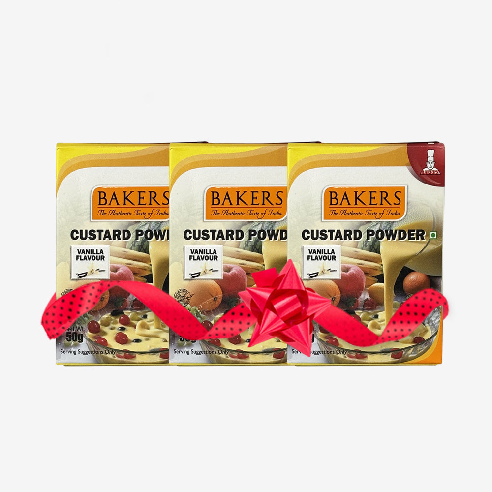 BAKERS Custard Powder Pack of 3 (50 gm x 3)