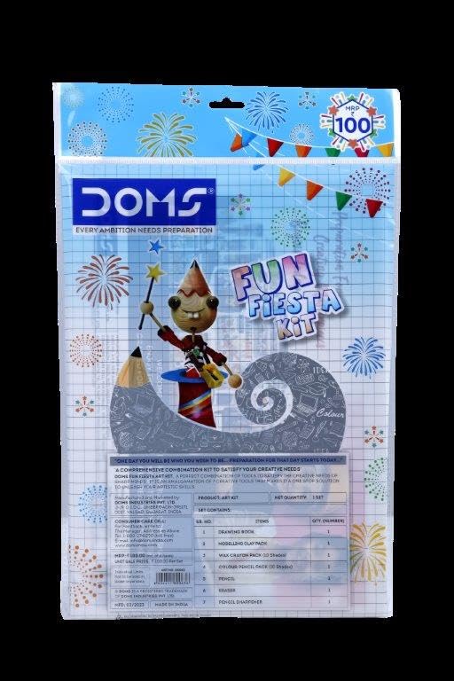 DOMS FUN FIESTA KIT Pack of 10 (9+1 Free)