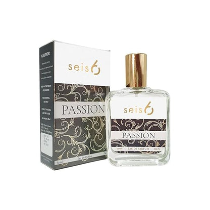 Seis6 Passion Eau de Parfume for Men |50ML | IFRA Certified| Safe for all Skin Types | Bold & Seductive Men's Fragrance with Notes of Calone, Sandalwood & Cedar | Long-Lasting | Perfect for Every Occasion| Premium Gifting Option Pluugin Store