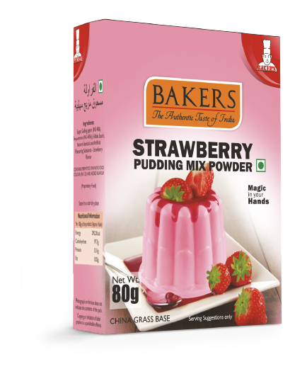 BAKERS Pudding Mix Powder Pack of 4 (80 gm x 5)