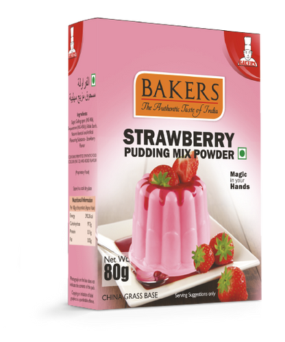 BAKERS Pudding Mix Powder Pack of 4 (80 gm x 5)