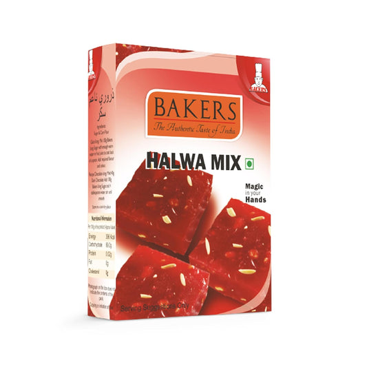 BAKERS Halwa Mix | Quick Preparation | Instant Premix | Tasty Traditional Recipe | Authentic Flavour | Easy to Prepare Recipe | Pack of 3 (200 gm x 3)