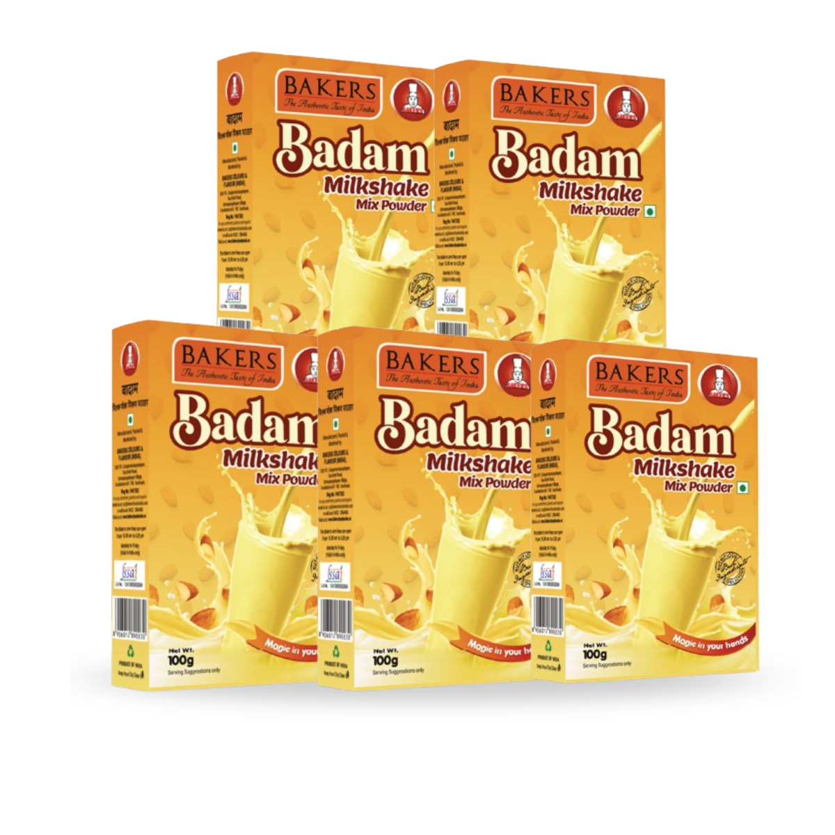 BAKERS Milkshake Mix Powder Badam Flavour 100gm