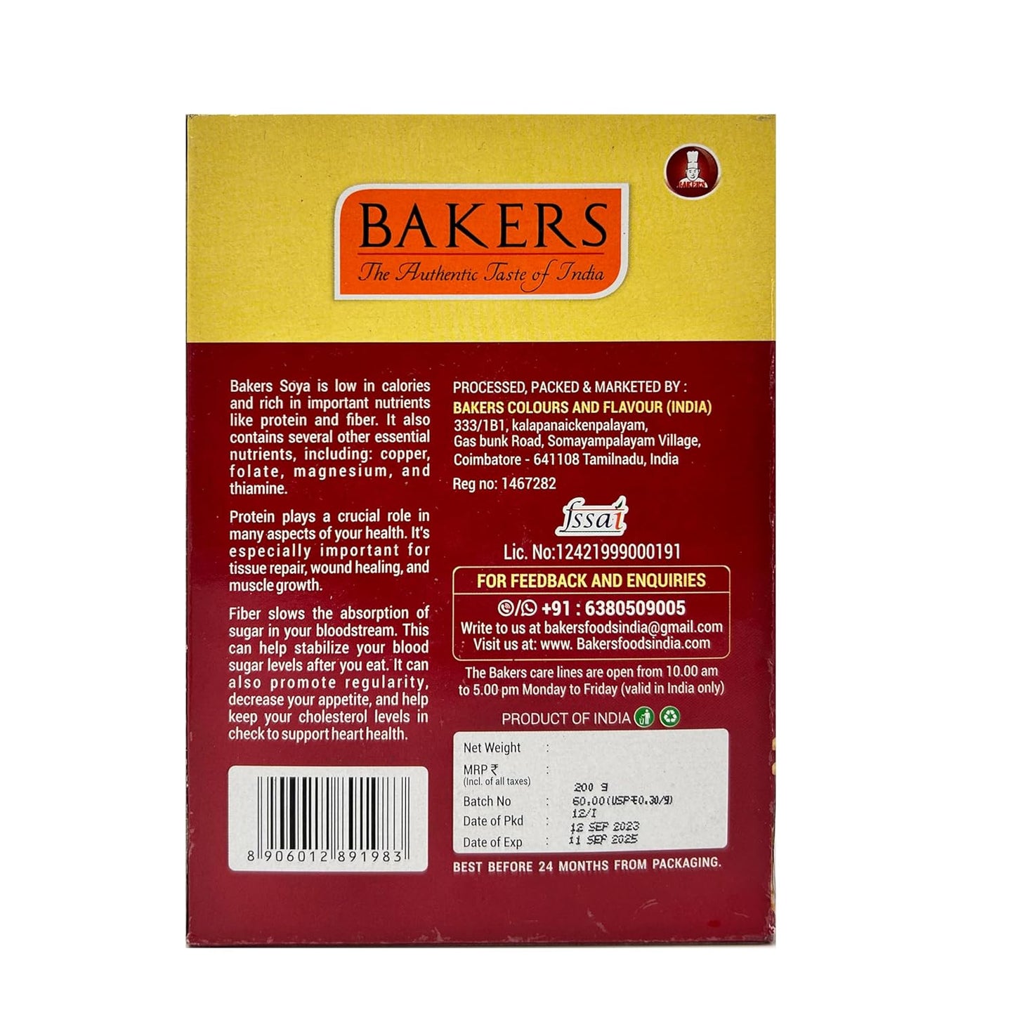 Puress Cold Pressed Mustard Oil Pack of 2 (1 Liter x 2) + BAKERS Soya Chunk Mealmaker Pack of 2 (200 gm x 2)