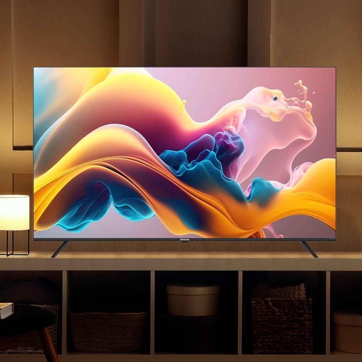 AIWA 165 CMS (65 Inch) 4K Ultra HD QLED Google TV Powered by Android 11, Netflix, YouTube, CVT, MEMC, Alexa, Inbuilt Chromecast, (Black) (Model 2023) 2 Years Warranty - Pluugin Store