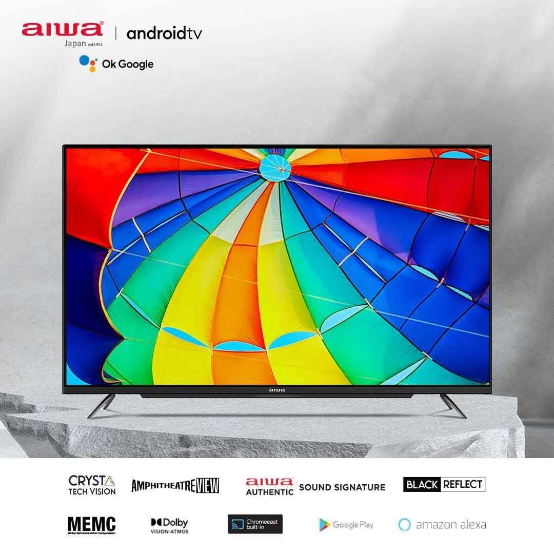 AIWA MAGNIFIQ 108 cm (43 inches) Full HD 1080 Powered by Android 11 LED Smart TV Crystal Vision Technology with Google Play Alexa, (Black) (Model 2022) 1 Year Warranty - Pluugin Store
