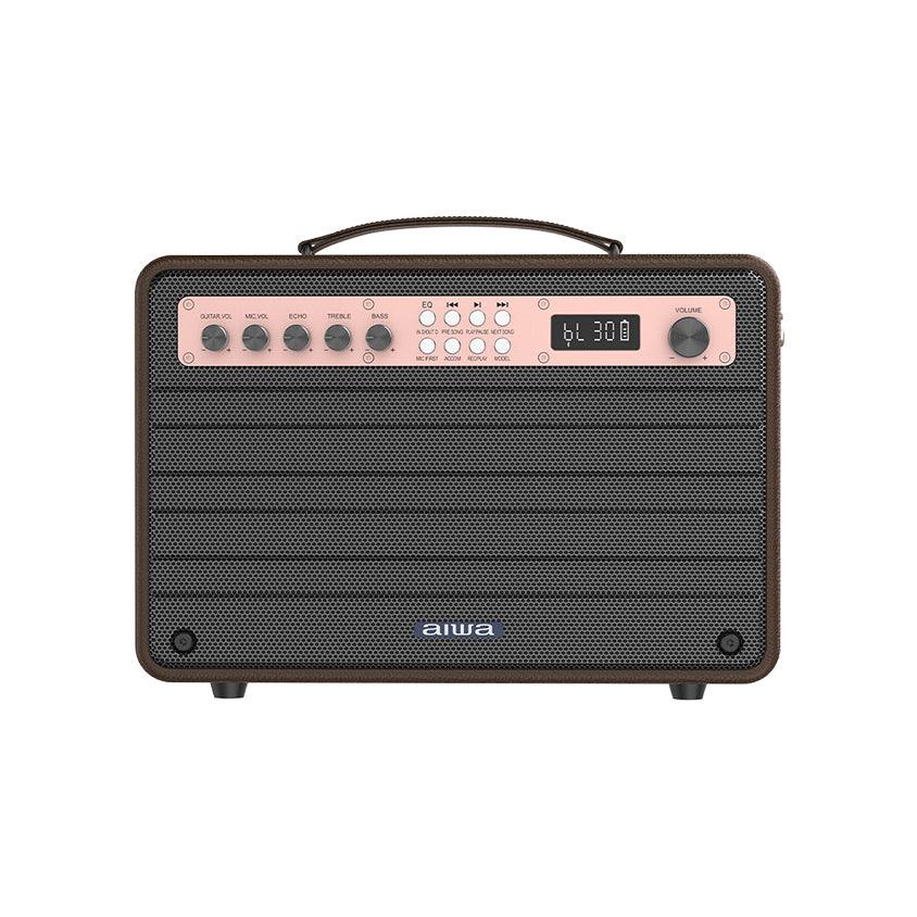 Aiwa MI-X 440-Enigma Beta Japanese Technology Wireless Bluetooth Portable Speaker 80W Rose Gold |Type-C Charging |Built-in Lithium Ion 15000mAH|Playback Time 9 Hours (100% Volume) - Global Plugin