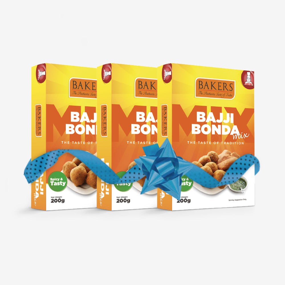 BAKERS Bajji Bonda Instant Mix Pack of 3 (200 gm x 3)