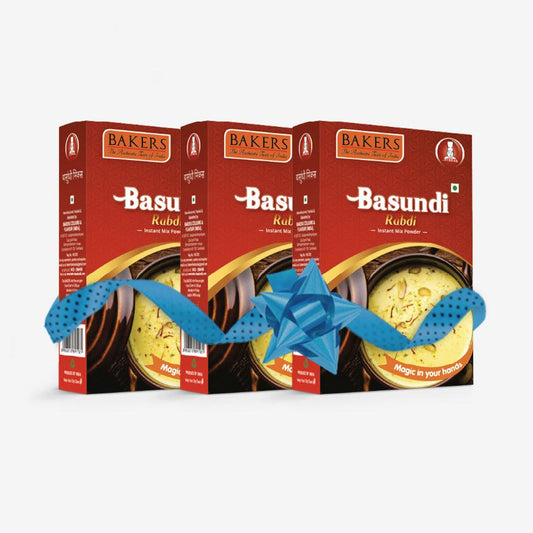 BAKERS Basundi Rabdi Instant Mix Pack of 3 (100 gm x 3) - Pluugin Store