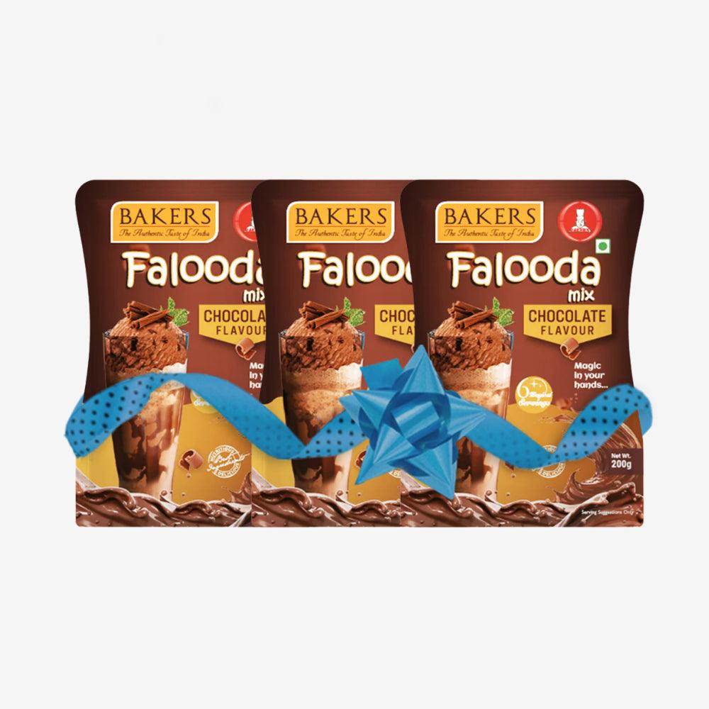 BAKERS Falooda Mix Powder Chocolate Flavour 200 gm - Pluugin Store