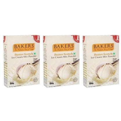 BAKERS Ice Cream Mix Powder Butter Scotch Flavour - Pluugin Store