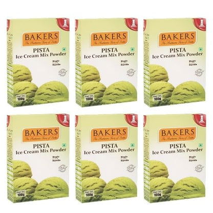 BAKERS Ice Cream Mix Powder Pista Flavour - Pluugin Store