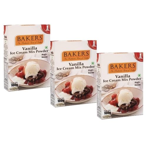 BAKERS Ice Cream Mix Powder Vanilla Flavour