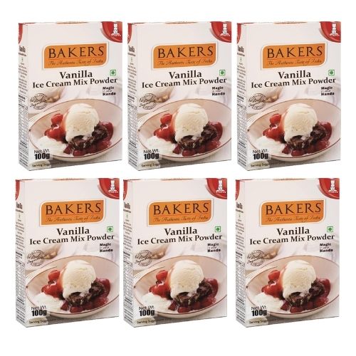 BAKERS Ice Cream Mix Powder Vanilla Flavour